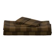 Plaid small w diagonal brown camel