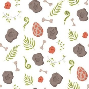 Baby dinosaur pattern