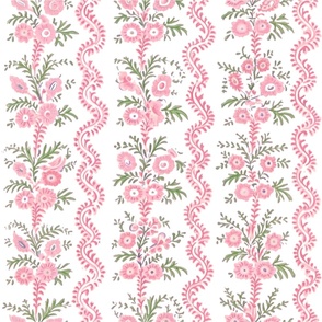 Darling Dashwood Fern and Flamingo 24" Repeat