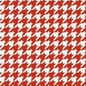 XL // Red Apple Houndstooth on Oat