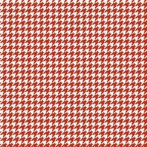 Small // Red Apple Houndstooth on Oat