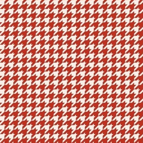 Red Apple Houndstooth  on Oat