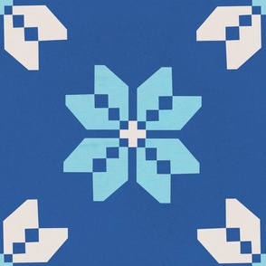 Blue Star Mosaic