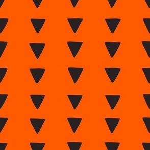 geometric triangle orange