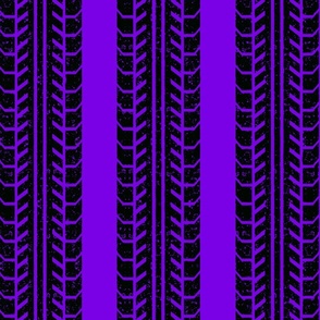 worn tire stripe on purple