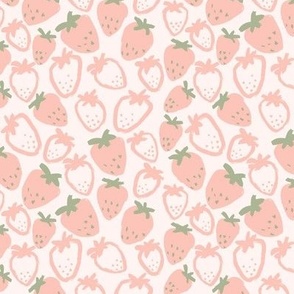 Strawberry Punch in Shell Pink on White