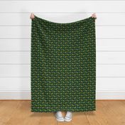 Cute PickleBall Characters Fabric Print