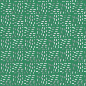 Textured Dash in Sizzle Grass Green Pink 10x10