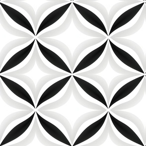 Black, White & Gray Geometric 