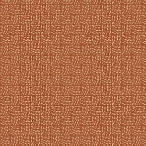 Textured Dash in Dune Rust 5x5