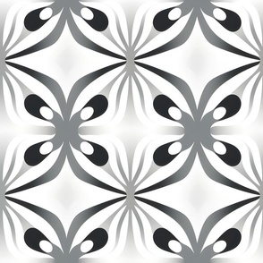 Black, Gray & White Pattern