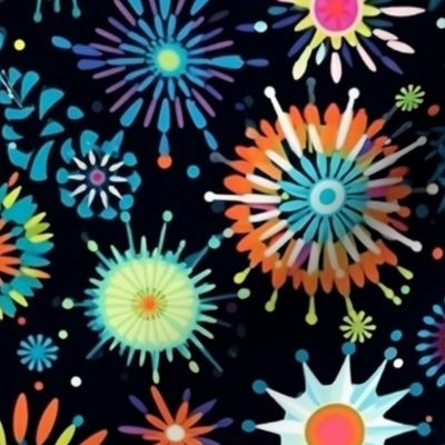 kandinsky star snowflakes 