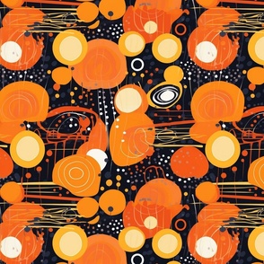 kandinsky abstract citrus landscape