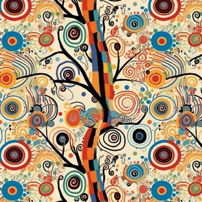 kandinsky tree of life in spirals