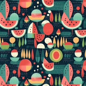 kandinsky watermelon picnic