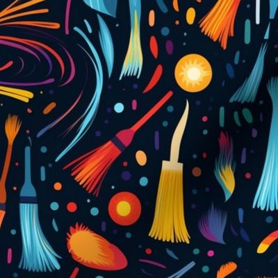 kandinsky witch brooms