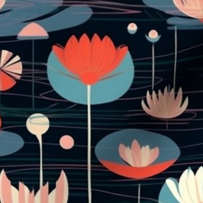 Kandinsky Lotus in bloom