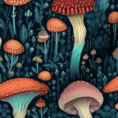 mushroom  botanical