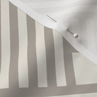 medium scale // clean weave - cloudy silver taupe_ creamy white - diagonal geometric - 6 inch repeat