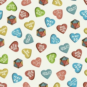 tabletop gamer hearts - medium