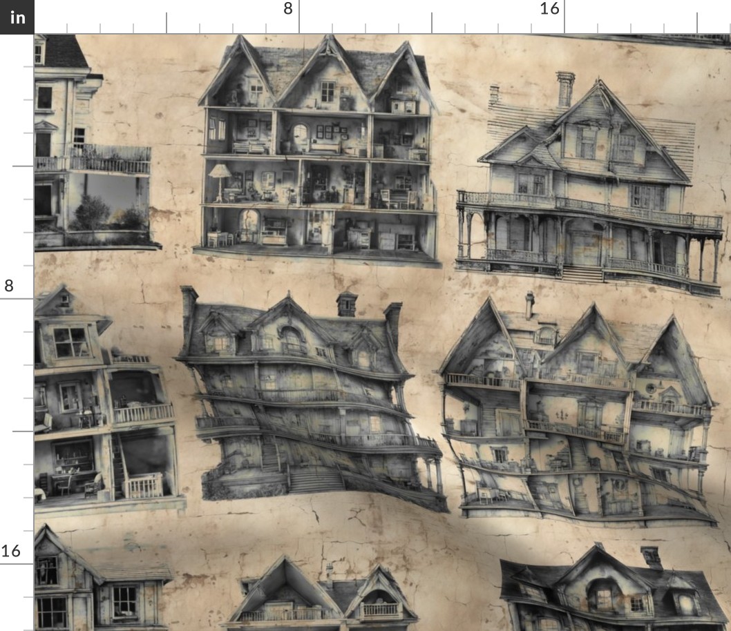 Haunted Dollhouse Blueprints 