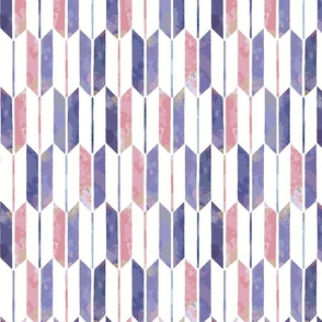 Yagasuri Watercolor Arrows [purple-pink] medium