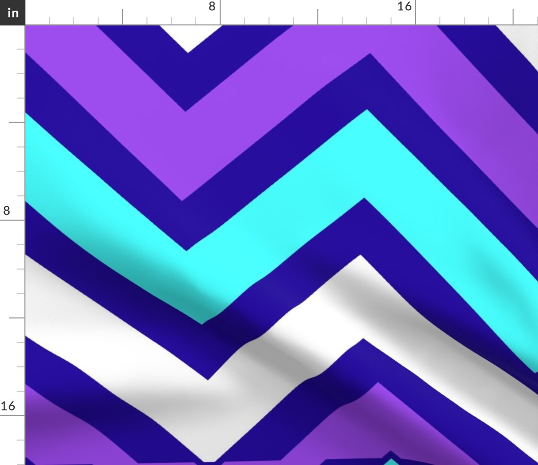 Purple Blue Chevron pattern