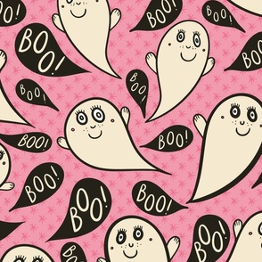 Happy-ghosts-with-black-boo-speech-bubbles-and-pink-stars-L-large