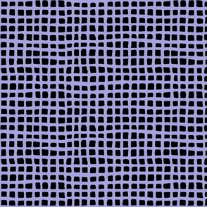 Mesh - Lilac on Black (Medium Scale)