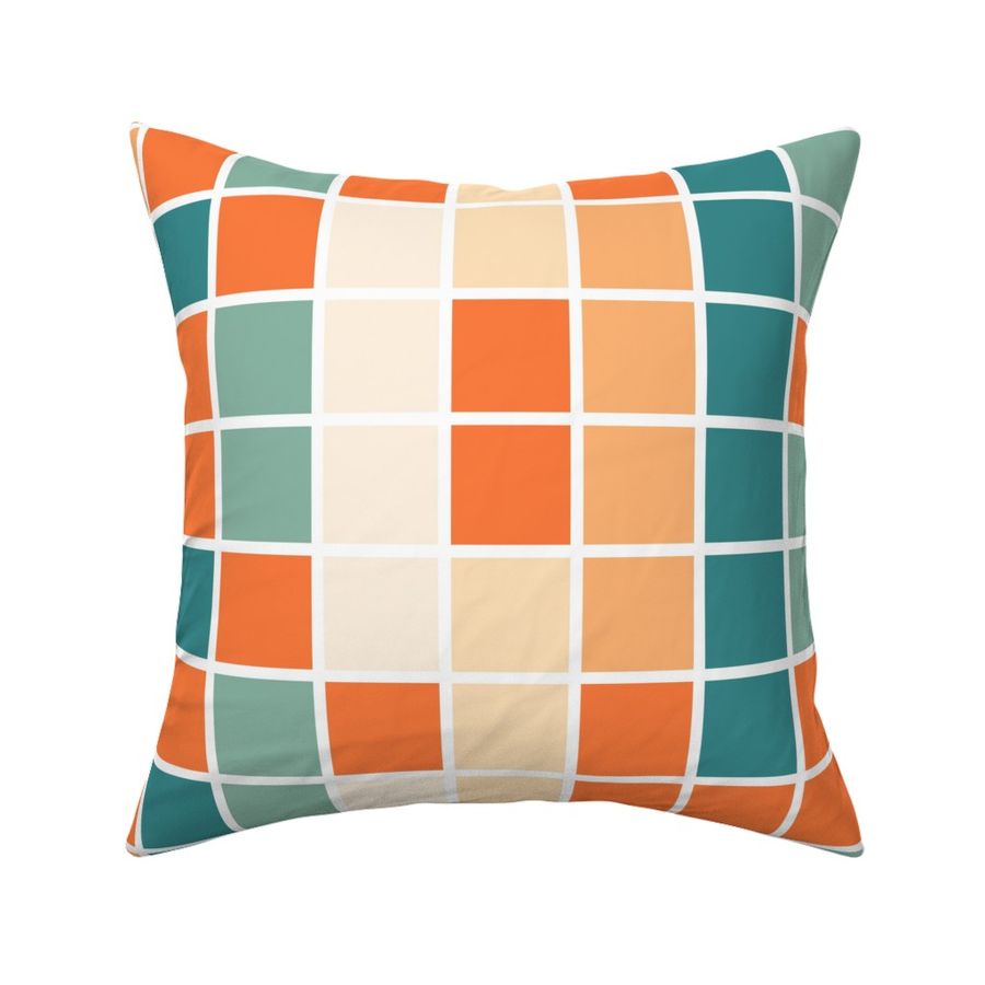 Cheerful-checks-in-vintage-soft-orange-blue-beige-white-XL-jumbo