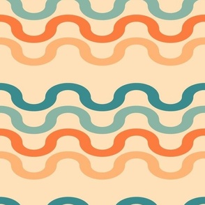 Bold-retro-waves-vintage-soft-orange-blue-beige-M-medium