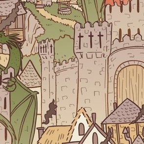 Medieval Fantasy City, large scale