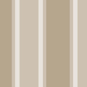 Monochromatic Vertical Stripes Sabbia Beige