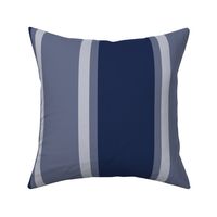 Monochromatic Indaco Blue Vertical Stripes