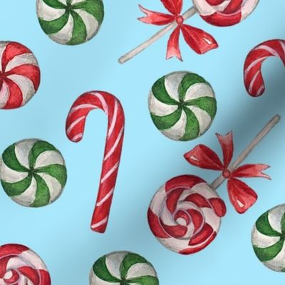 Winter Candyland Dreams, Christmas Candy, Candy Cane