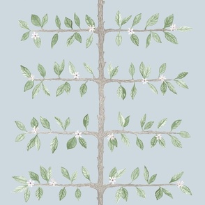 Custom Nita Smaller Green Blue Espalier Branch