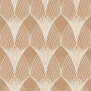 Geometric scales, brown beige colors