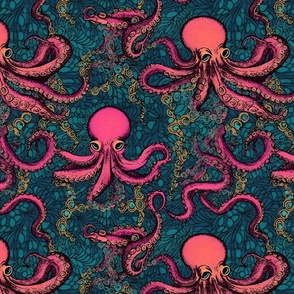 octopus in the ocean