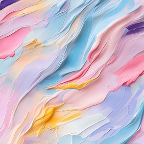 Jumbo Pastel Dreams: An Artistic Journey of Strokes and Hues