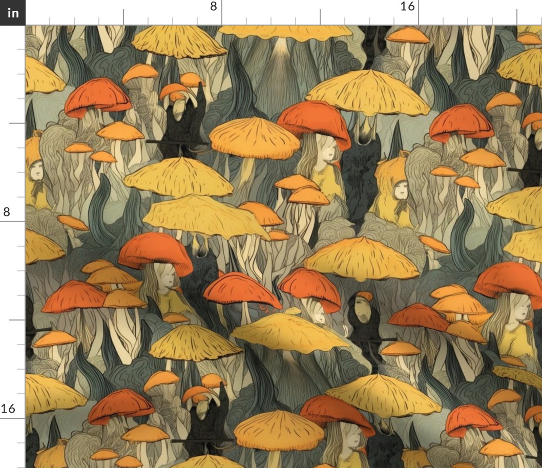 toulouse lautrec orange mushrooms