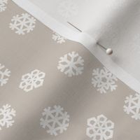 (small scale) Winter Snow - simple snowflakes - neutral  - LAD23