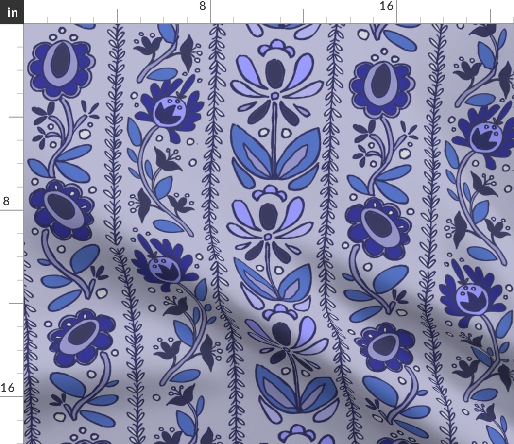 folkpattern blue