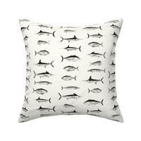 Sportfish Packed [Black & Antique White] Marlin, Tuna, Mahi, Swordfish + Wahoo