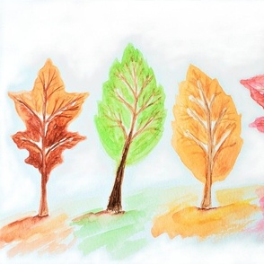 Autumnal Leaf Trees