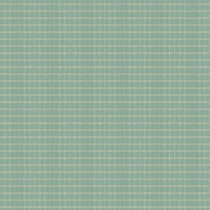 Lake Life Dots-mint on tan with dark green and mint linen texture overlay (small size)