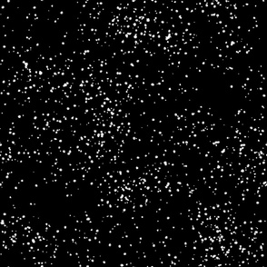 Paint Splatter Blender Pattern White On Black