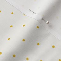 Minimal Polka Dots in a Diamond Shape in Ivory White and Gold Yellow