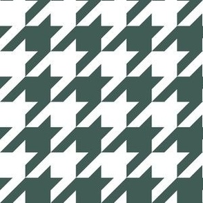 Medium Scale // Christmas Houndstooth Emerald Green  (Merry Berry Palette)