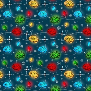 Brain Christmas Lights- Large