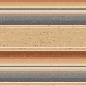 southwestern serape blanket boho stripes in beige and rust